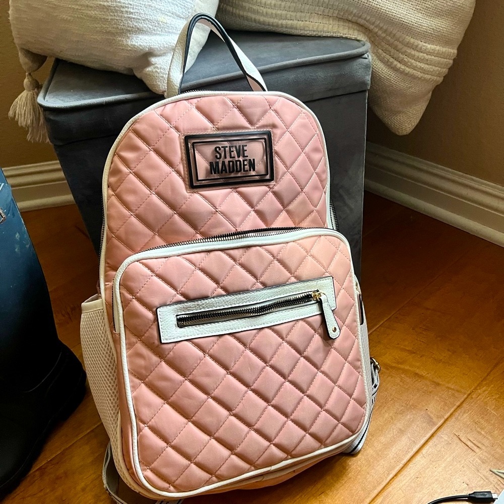 Quilted Backpack - image 1